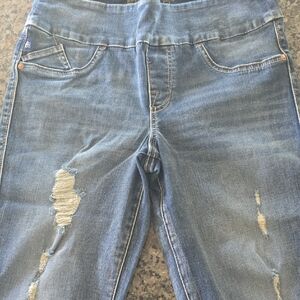 Rock & Republic Light Blue Distressed Skinny Jeans